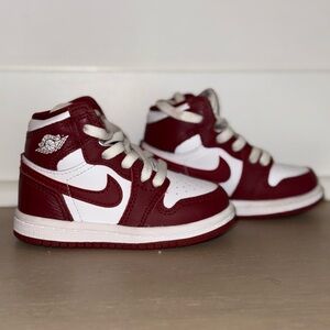 Nike Kids' Red and White Sneakers